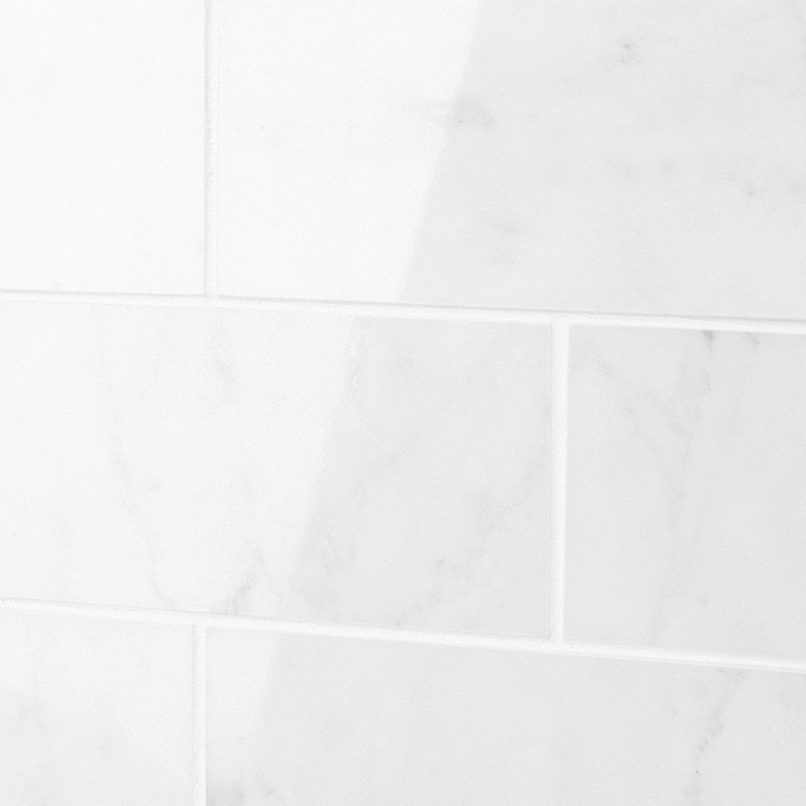 Carrara 3x6 Polished Marble Subway Tile
