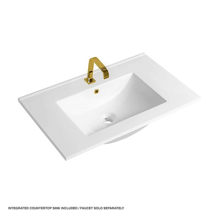 Portofino 30'' Maple Vanity And Counter