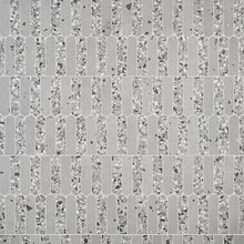Kobe Fin Smoke Gray 2x8 Terrazzo Look Matte Porcelain Mosaic Tile