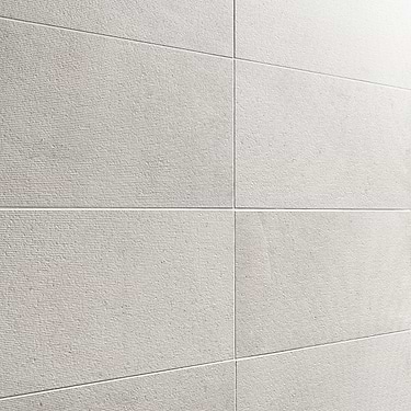 New Rock  Perla White 12x24 Chiseled Matte Porcelain Tile 