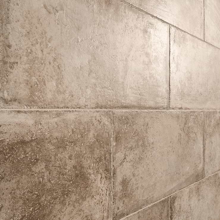 Seville Delfi Dark Beige 12x24 Travertine Look Matte Porcelain Tile