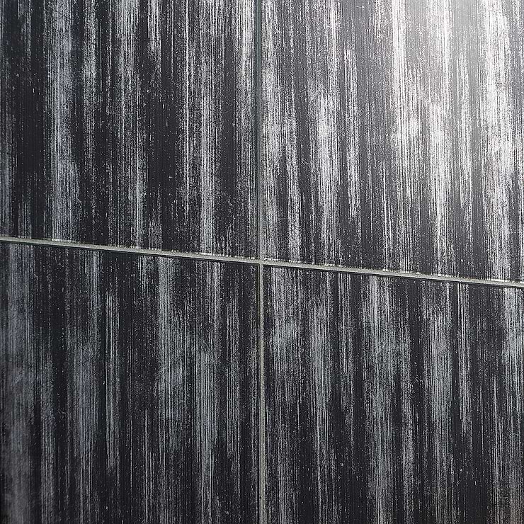 Vetrite Fuliggine 9x18 Polished Glass Tile
