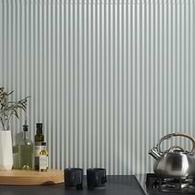 Mod Aquamarine 12x36 3D Fluted Matte Ceramic Tile 