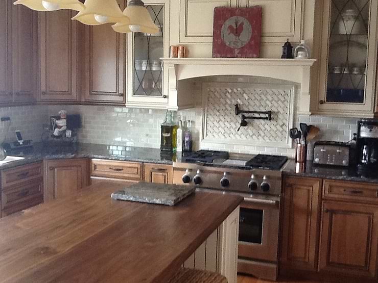 Crema Marfil 2x4_Kitchen_Installation