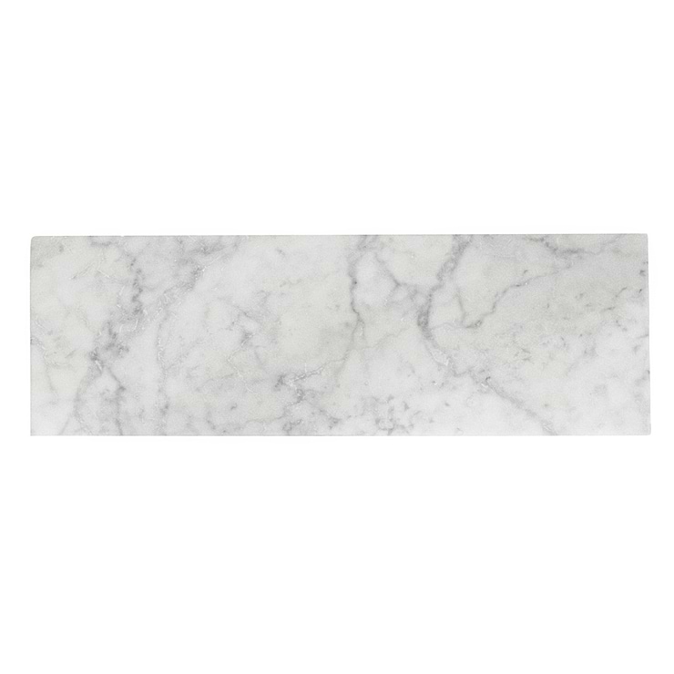 Carrara 6x18" Honed Marble Tile