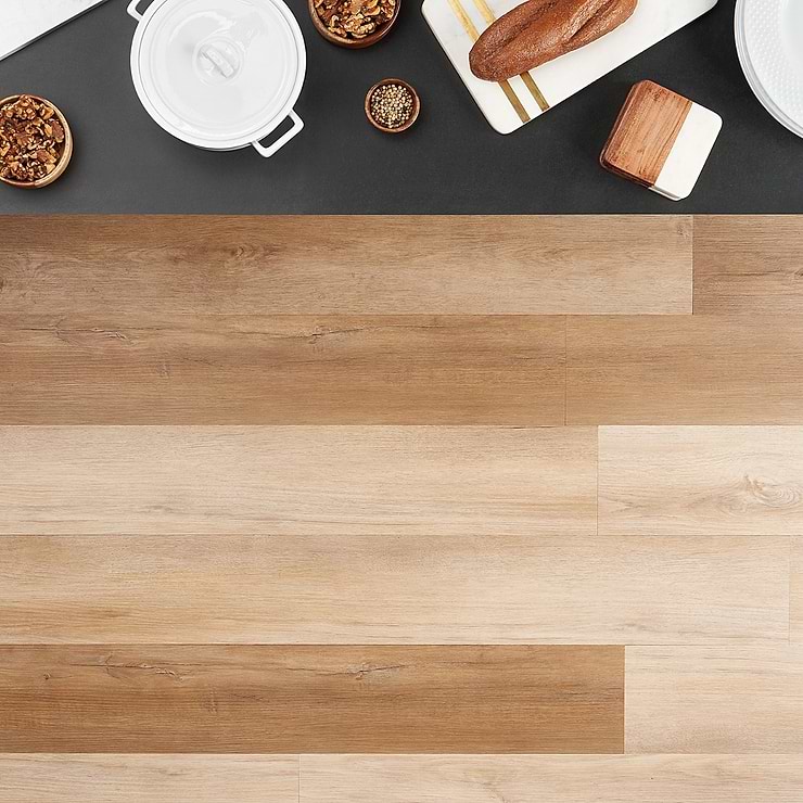 Optoro Scarlet Oak Fawn 28mil Wear Layer Rigid Core Click 6x48 Luxury Vinyl Plank Flooring