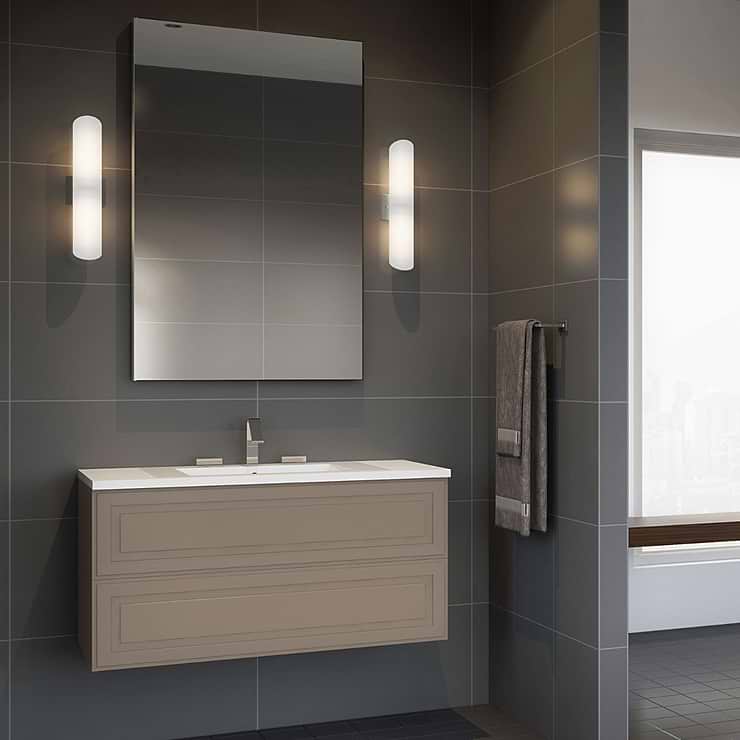 Alma Crema Beige 36" Wall Mounted Vanity