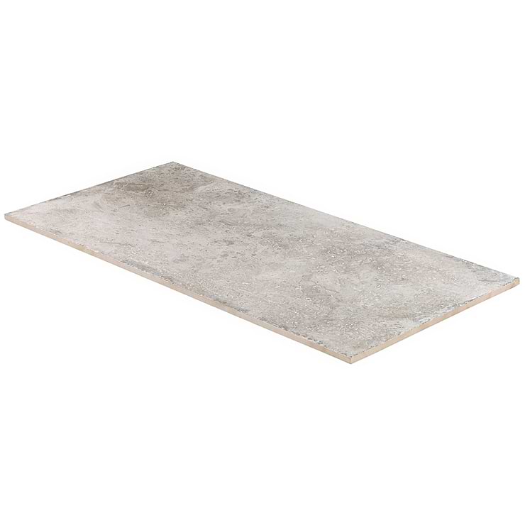 Seville Efeso Gray 12x24 Travertine Look Matte Porcelain Tile