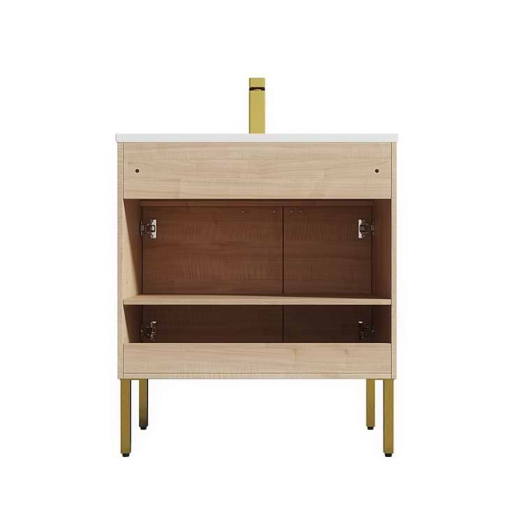 Portofino 30'' Maple Vanity And Counter