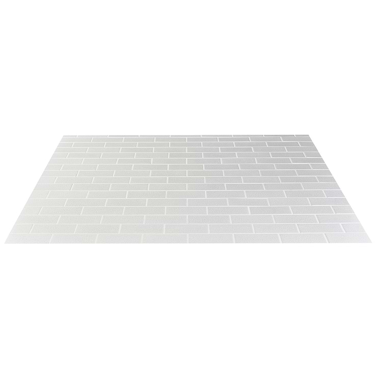 Sarina Vintage White 3x6 Glossy Crackled Ceramic Wall Tile