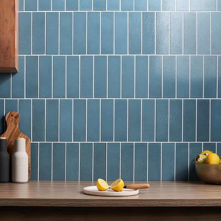 Turquoise Tile Kitchen