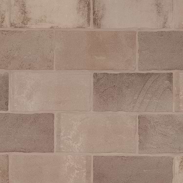 Parma Brick Taupe 4x8 Terracotta Look Matte Ceramic Tile - Sample