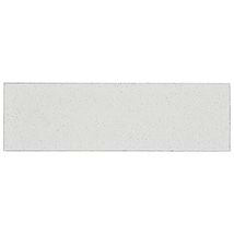 Color One Cotton White 2x8 Glossy Lava Stone Tile