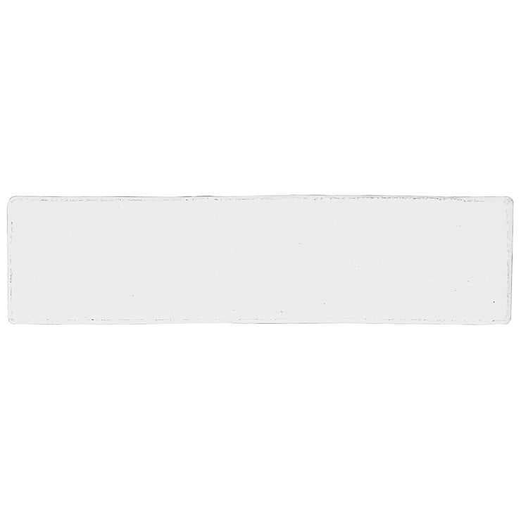 Emery White 2x8 Handmade Crackled Terracotta Subway Tile