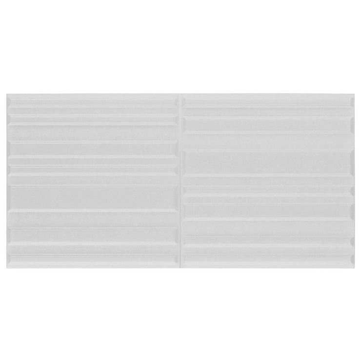 Sydney Silver 8x16 3D Glossy and Matte Mixed Finish Ceramic Tile