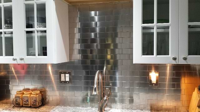 Stainless Steel 2x6 Matte Subway Tile