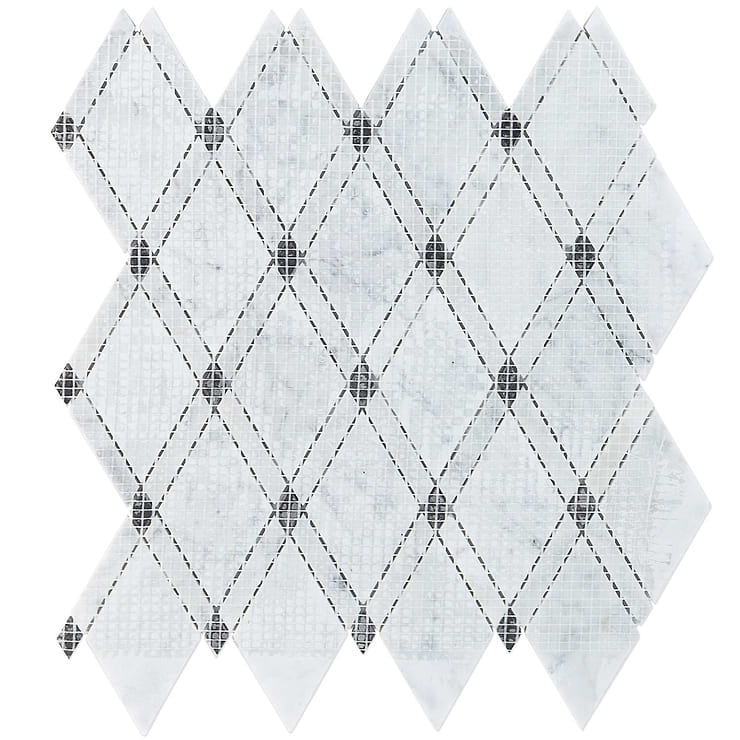 Imperial Pavo Blend Marble Tile 
