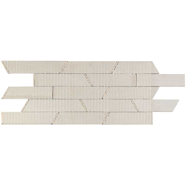 Matrix Trapezoid Porclain and Steel Tile