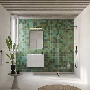Portmore Green 4x4 Glazed Ceramic Tile
