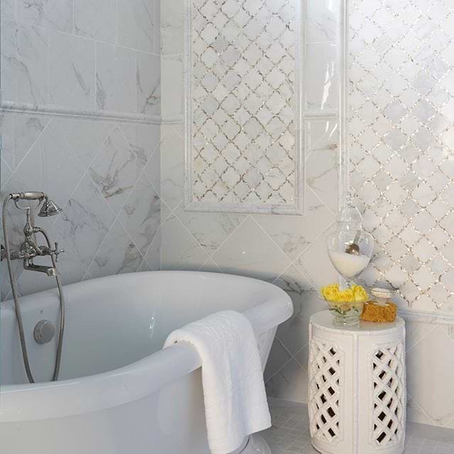 Cassie Chapman Eva Marble & Pearl Tile