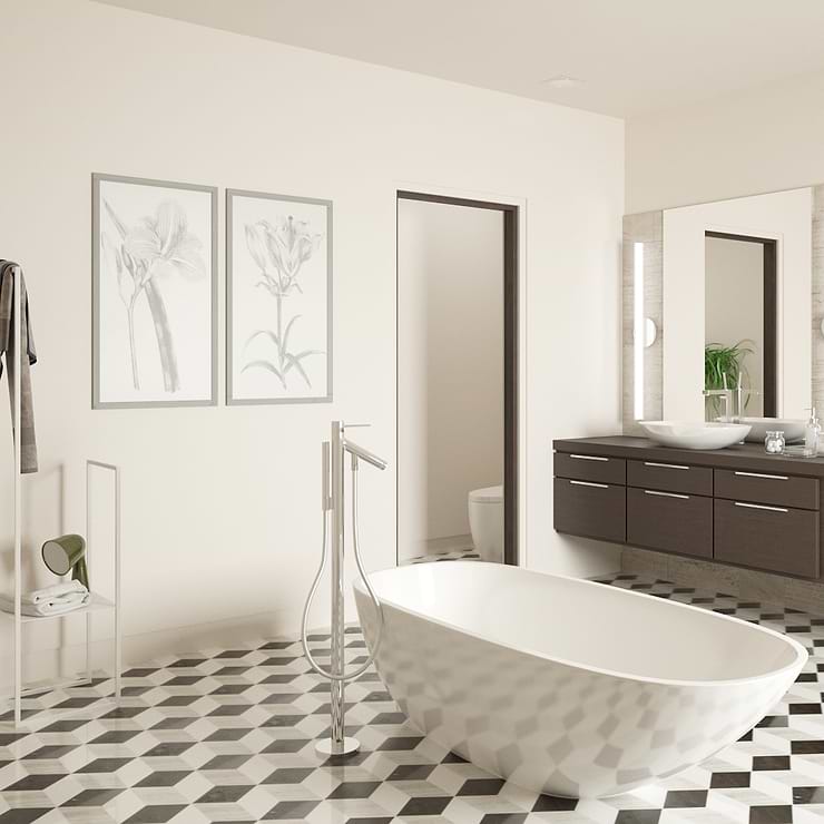 Havasar Classico Polished Marble Mosaic Tile
