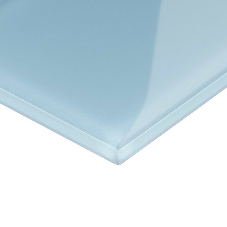 Loft Blue Gray 4x12 Polished Glass Tile