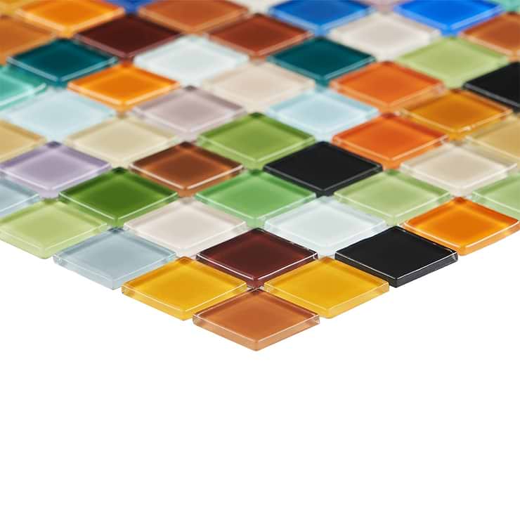 Fruit Platter 1x1 Glass Polished Mosaic Tile