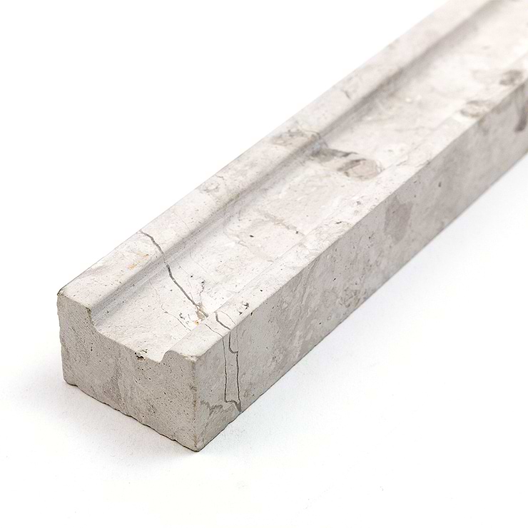Wooden Beige Honed Marble Pencil Liner 
