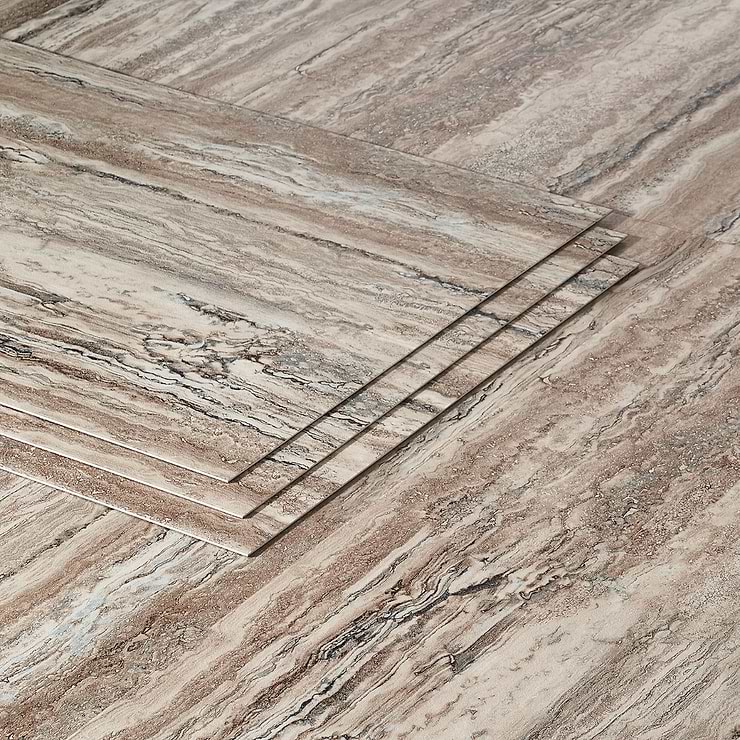 Katone Riverstone Azulene 18x36 Glue Down Luxury Vinyl Tile