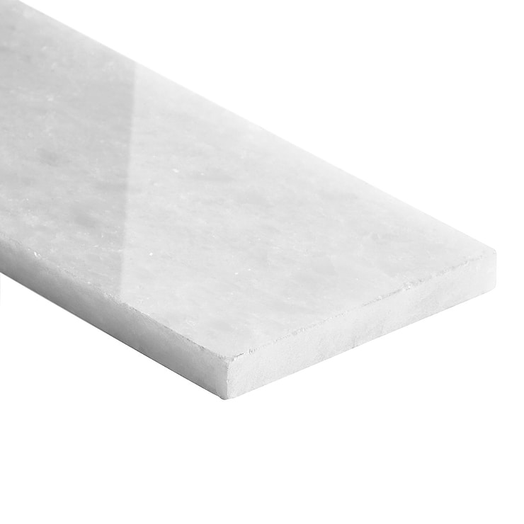 Snow White 3x12 Polished Marble Tile