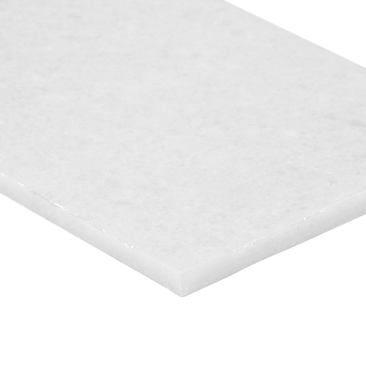 Snow White 6x12 Honed Marble Tile