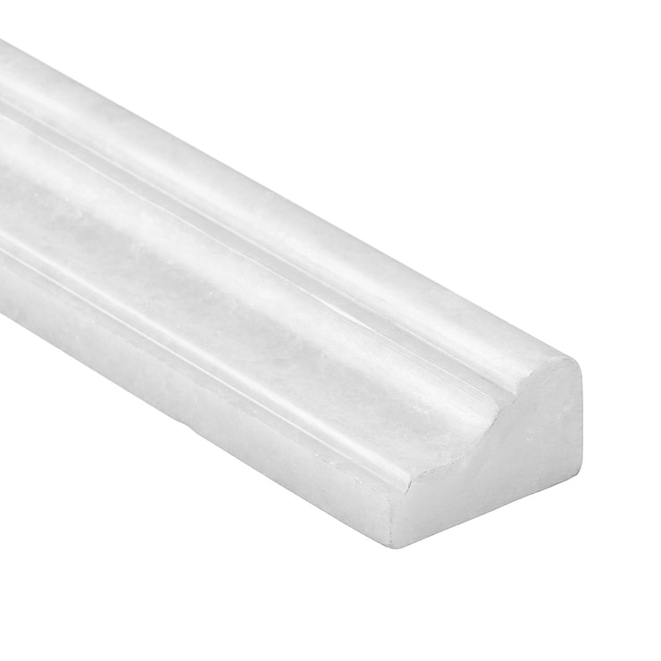 Snow White 2x12 Polished Marble Cornice Molding