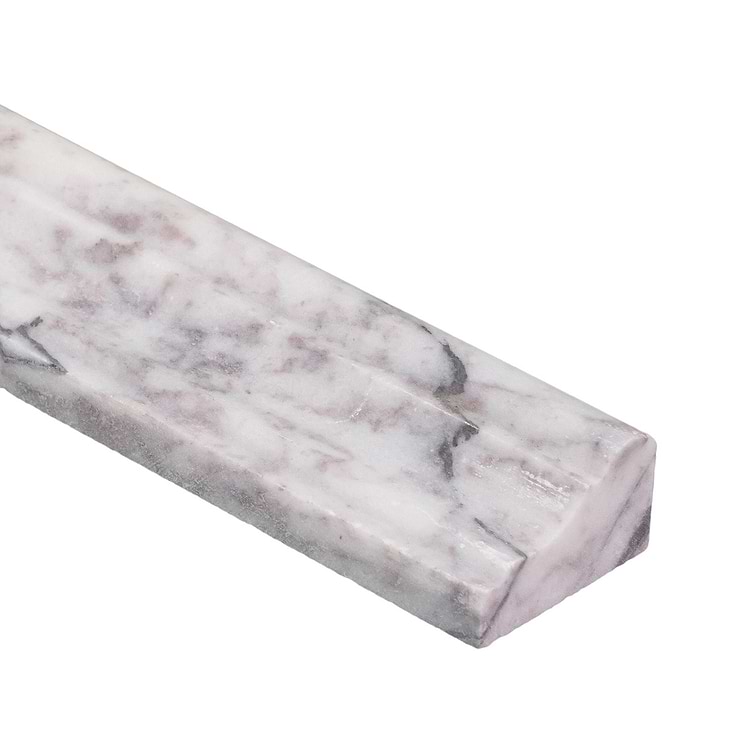 Lilac White 2x12 Honed Cornice Molding