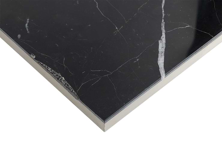 Nero Marquina 24x24 Polished Marble Tile