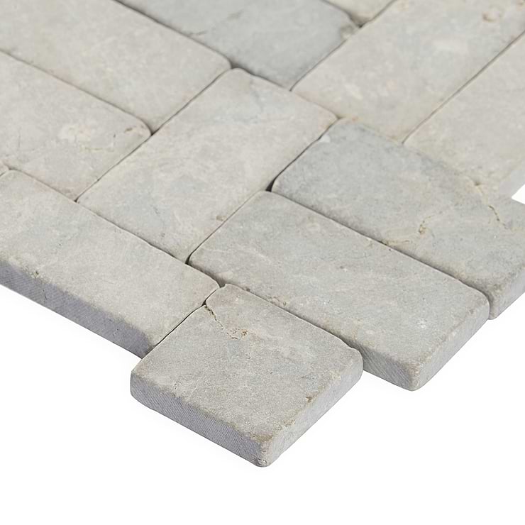 Nature Gray Antique Pebble Mosaic 