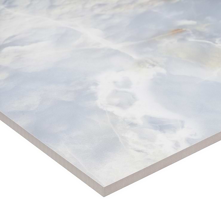 Lumina Onyx Caspian Blue 24x48 Polished Porcelain Tile