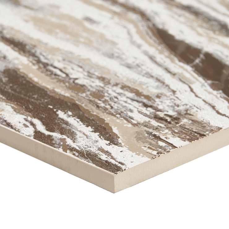 Lux Travertino Sand Gold 24x48 Artisan Decor Porcelain Tile