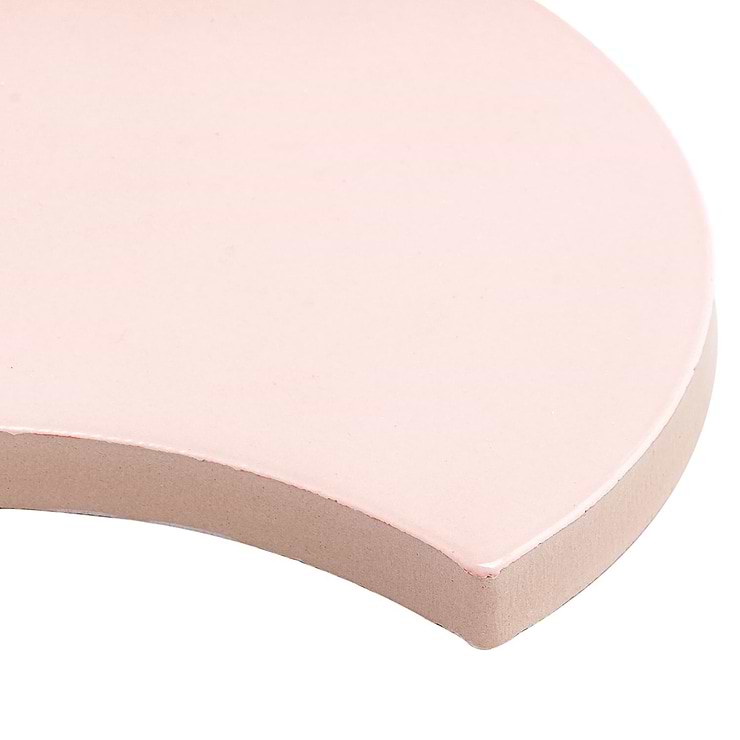 Highwater Rose Pink Fishscale 2x5 Polished Ceramic Wall Tile