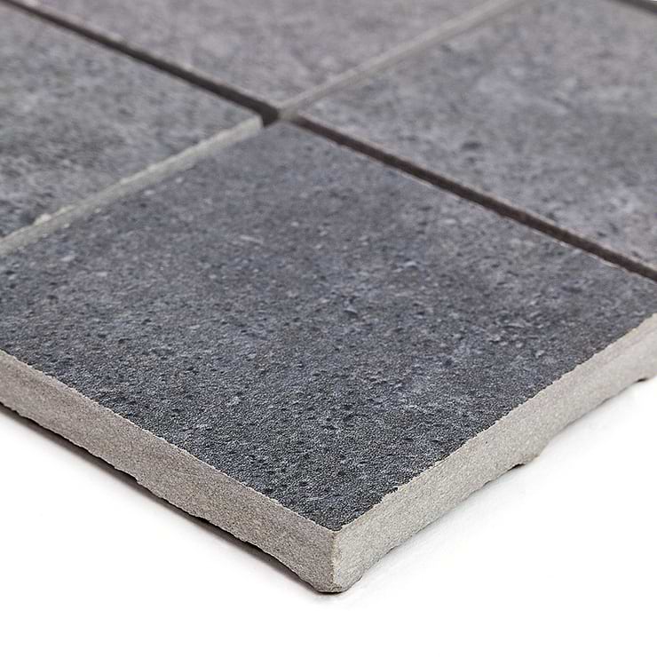 Marbella Smokey Gray Mosaic Porcelain Tile 