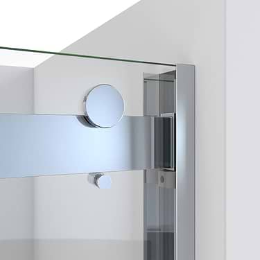 Essence-H 60x60" Reversible Sliding Bathtub Door with Clear Glass in Chrome by DreamLine