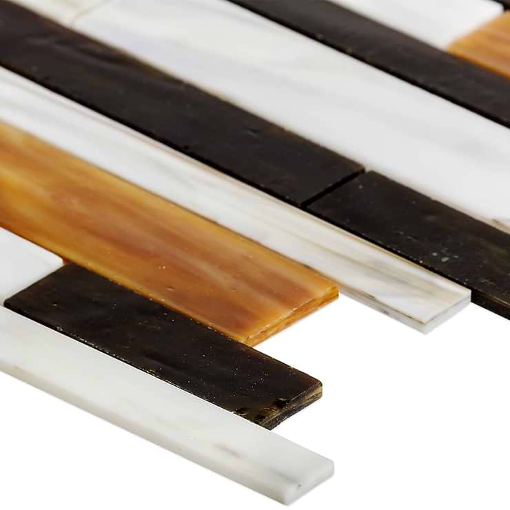 Matchstix Meadowlark Glass Tile