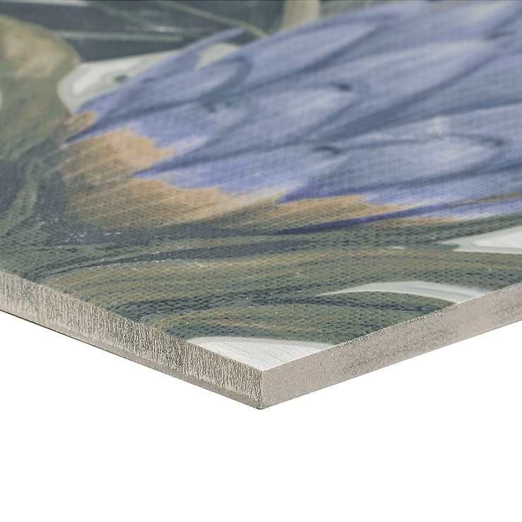 Angela Harris Wilder Protea Leaves Mural 8x8 Matte Porcelain Tile