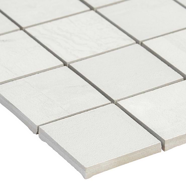 Angela Harris Inspira Light Silver 2x2 Matte Porcelain Mosaic Tile