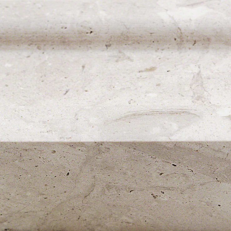 Wooden Beige Honed Marble Pencil Liner 