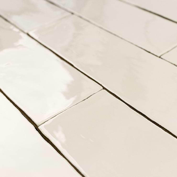 Lancaster Vanilla Cream 3x12 Polished Ceramic Subway Wall Tile