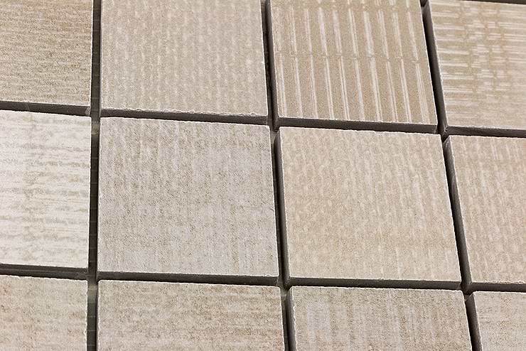 Ristretto Sand Beige 2x2 Matte Porcelain Mosaic Tile