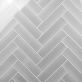 Sample-Colorplay Gray 4.5x18 Glazed Crackled Ceramic Tile