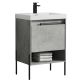 Kaleb 24'' Cement Gray Vanity and Counter