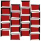 Rumi Glam Red Polished Mirrored Glass Mosaic Tile
