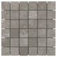 New Rock Fossil Dark Gray 2x2 Limestone Look Matte Porcelain Mosaic Tile